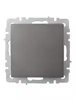 Выключатель BRITE 1-кл. самовозвратный 10А ВС10-1-4-БрС сталь IEK