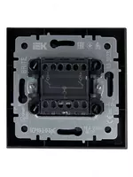 Выключатель BRITE 2-кл. 10А ВС10-2-0-БрС сталь IEK Только в розницу