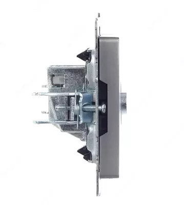 Розетка TV BRITE оконечная РТВ11-0- БрС сталь IEK