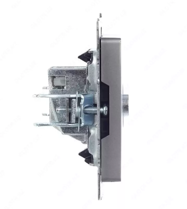 Розетка TV BRITE оконечная РТВ11-0- БрС сталь IEK