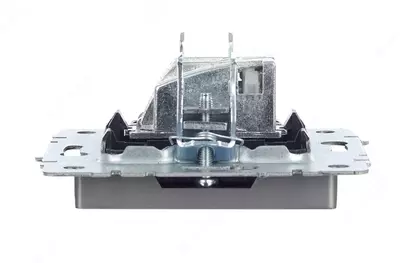 Розетка TV BRITE оконечная РТВ11-0- БрС сталь IEK