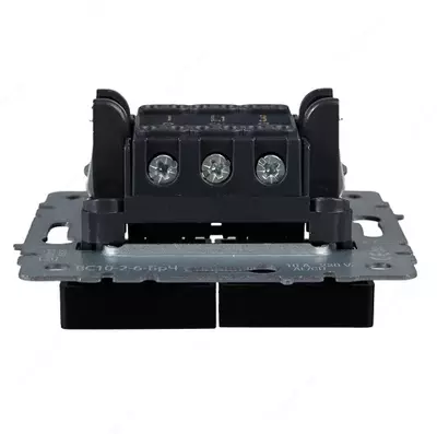 Выключатель BRITE 2-кл. 10А ВС10-2-0-БрГ графит IEK