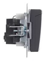 41 860 сум Розетка BRITE с з/к/ш с крышкой 16А IP44 РСбш10-3-44-БрГ графит IEK