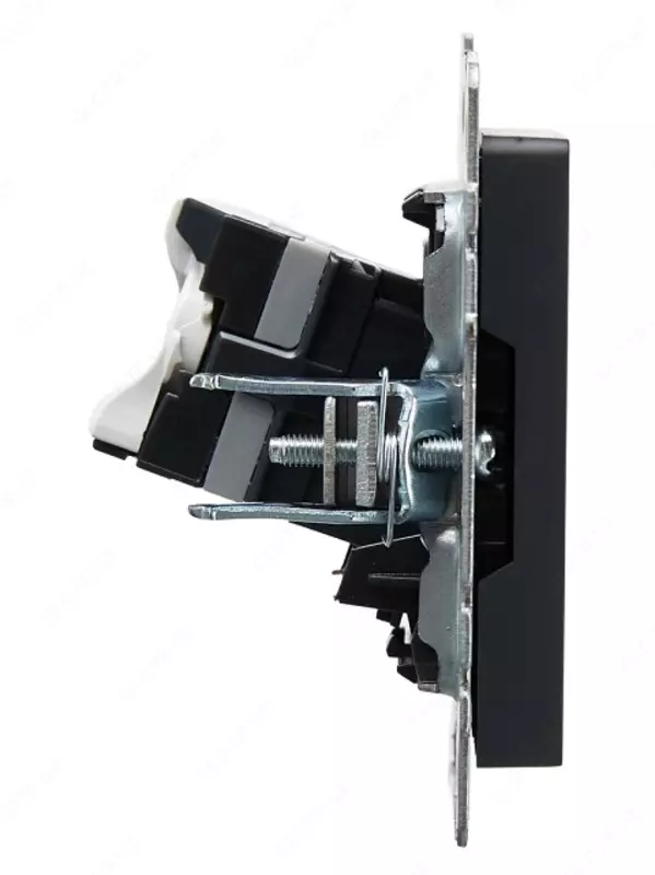 Розетка компьютерная BRITE RJ45 кат.5E РК10-БрГ графит IEK