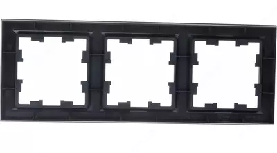 Рамка BRITE 3-местная РУ-3-БрГ графит IEK