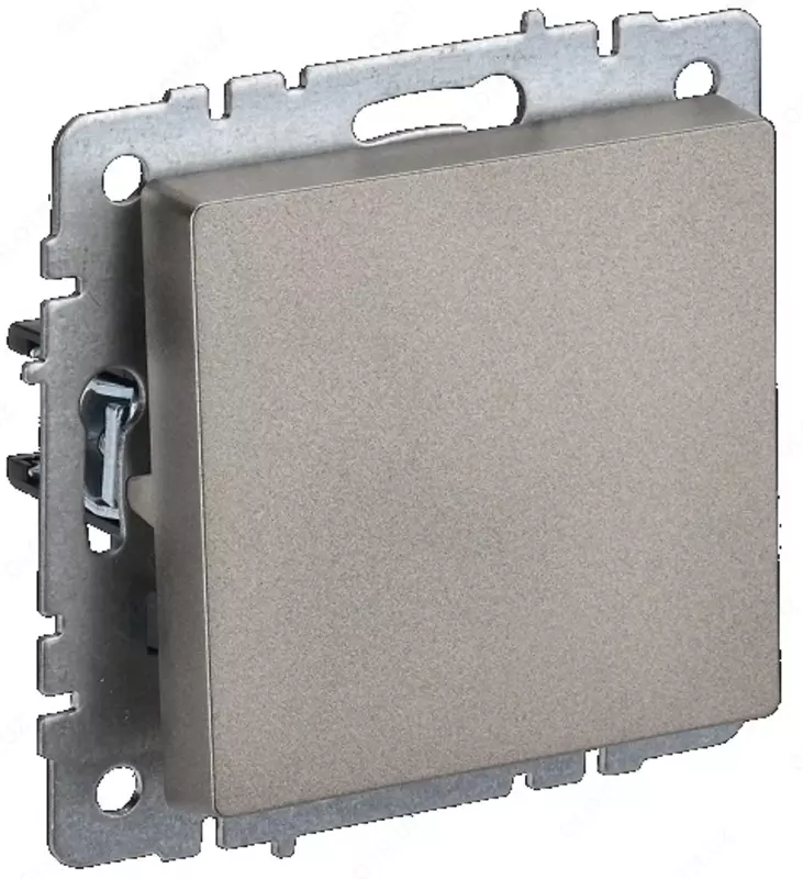 Выключатель BRITE 1-кл. перекр. 10А ВС10-1-3-БрШ шампань IEK