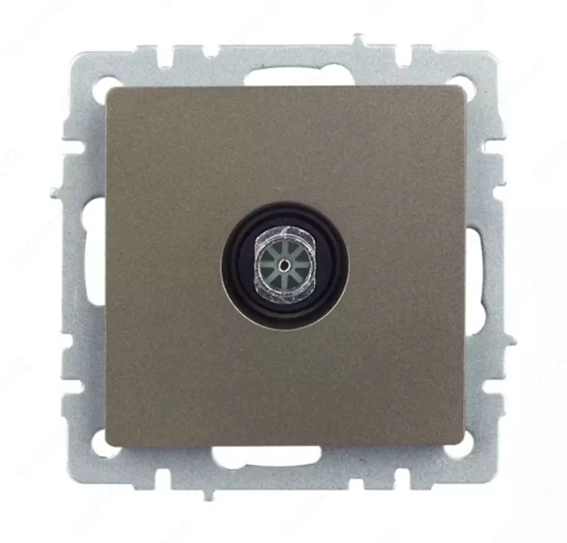 Розетка TV BRITE оконечная РТВ11-0-БрШ шампань IEK