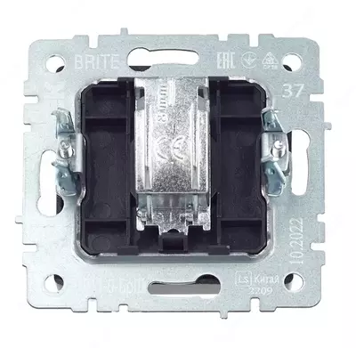 Розетка TV BRITE оконечная РТВ11-0-БрШ шампань IEK