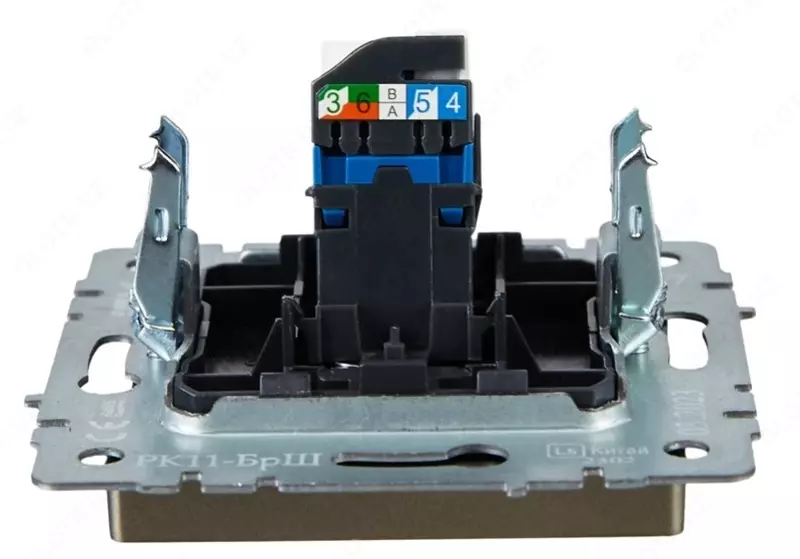 Kompyuter rozetkasi BRITE RJ45 kat.5e RK 10-br shampan IEK