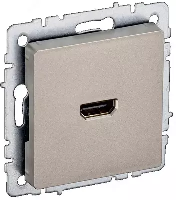Розетка HDMI BRITE РHDMI-0-БрШ шампань IEK