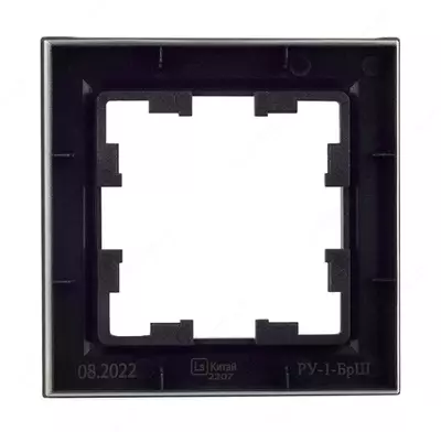 Рамка BRITE 1-местная РУ-1-БрШ шампань IEK