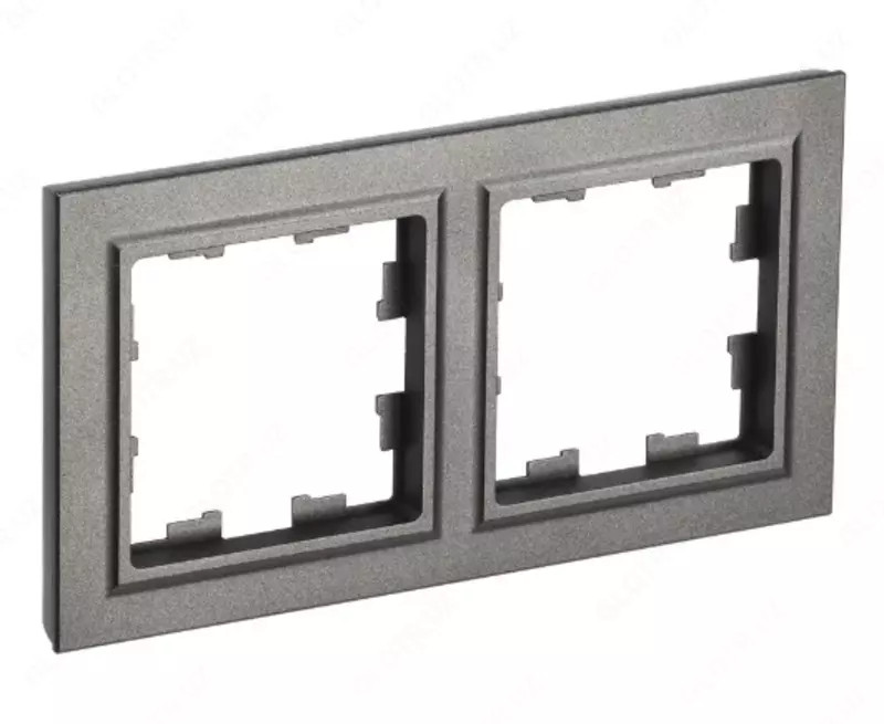 Рамка BRITE 2-местная РУ-2- БрШ шампань IEK