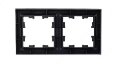 Рамка BRITE 2-местная РУ-2- БрШ шампань IEK