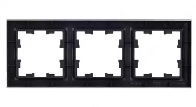 Рамка BRITE 3-местная РУ-3- БрШ шампань IEK