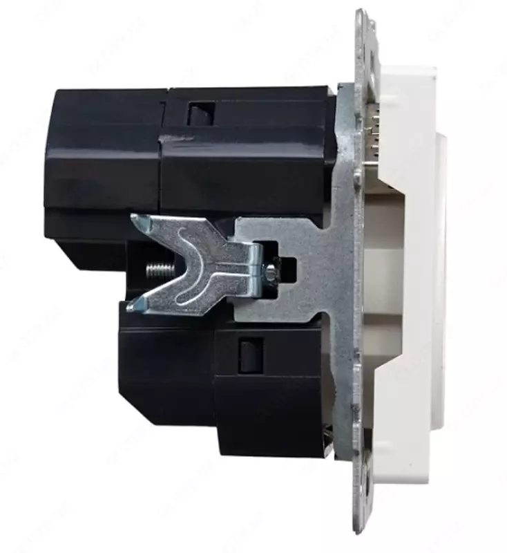 Розетка BRITE с з/к/ш 16А с USB A+C 18Вт РЮш11-1-БрЖ жемчуг IEK