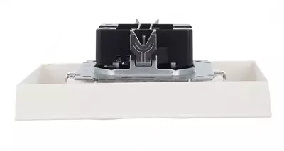 Розетка BRITE 2-я с з/к/ш 16А в сб. РСш12-3-БрЖ жемч. IEK