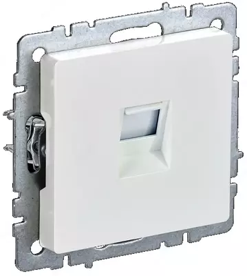 Розетка компьютерная BRITE RJ45 кат.5E РК10-БрЖ жемчуг IEK