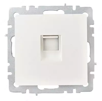 Розетка компьютерная BRITE RJ45 кат.6 РК11-БрЖ жемчуг IEK