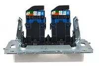 Brite kompyuter rozetkasi 2-RJ45 kat.6 RK 11-2-BRJ marvaridlari IEK Chakana savdo