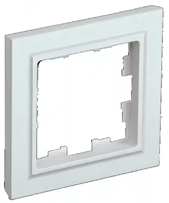 Рамка BRITE 1-местная РУ-1- БрЖ жемчуг IEK