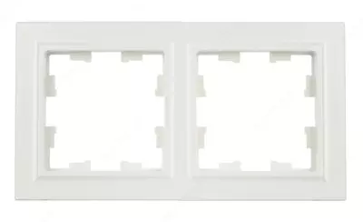 Рамка BRITE 2-местная РУ-2- БрЖ жемчуг IEK