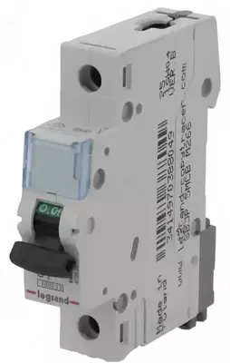 Автоматический выключатель Legrand TX3 MCB 1P C1 6000A BIC / S300 TX 1А 1P C1 6000A