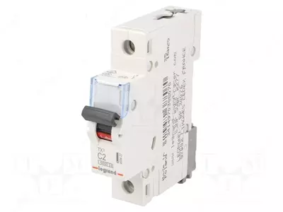 Автоматический выключатель остаточного тока Legrand TX3 MCB 1P C2 6000A BIC/ S 301 C2 TX