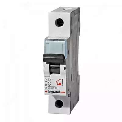 Автоматический выключатель Legrand TX3 C20/1, 6кА