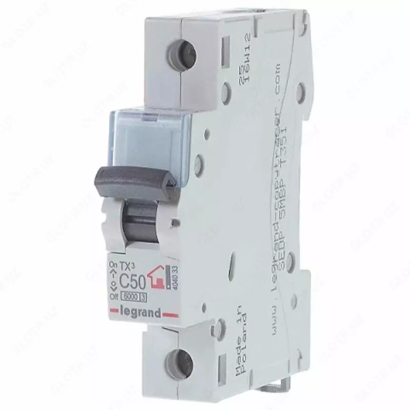 Автоматический выключатель Legrand TX3 C50/1, 6кА