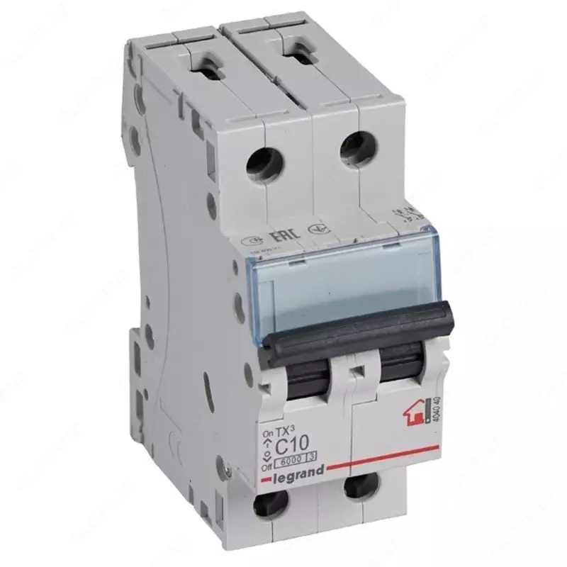 Автоматический выключатель Legrand TX3 C10/2, 6кА