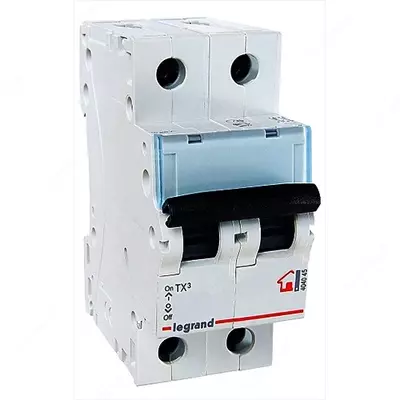 Автоматический выключатель Legrand TX3 C10/2, 6кА