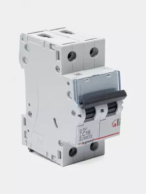 Автоматический выключатель Legrand TX3 MCB 6000 2P C16 / TX3 C16A 2П 6000
