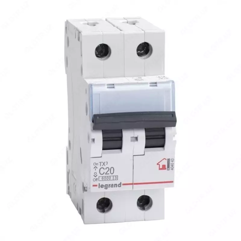 Автоматический выключатель Legrand TX3 C20/2, 6кА