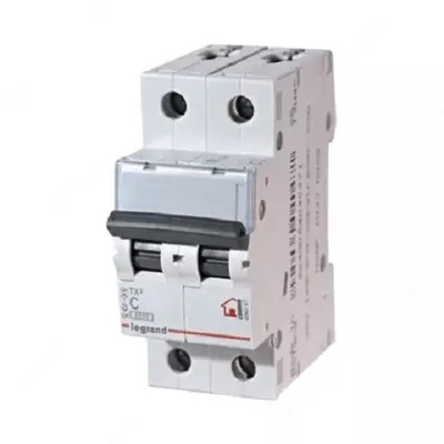Автоматический выключатель Legrand TX3 MCB 6000 2P C40 / TX3 C40A 2П 6000