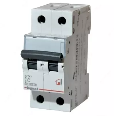 Автоматический выключатель Legrand TX3 MCB 6000 2P C50 / TX3 C50A 2П 6000