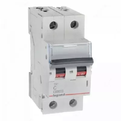 Автоматический выключатель Legrand TX3 C63/2, 6кА