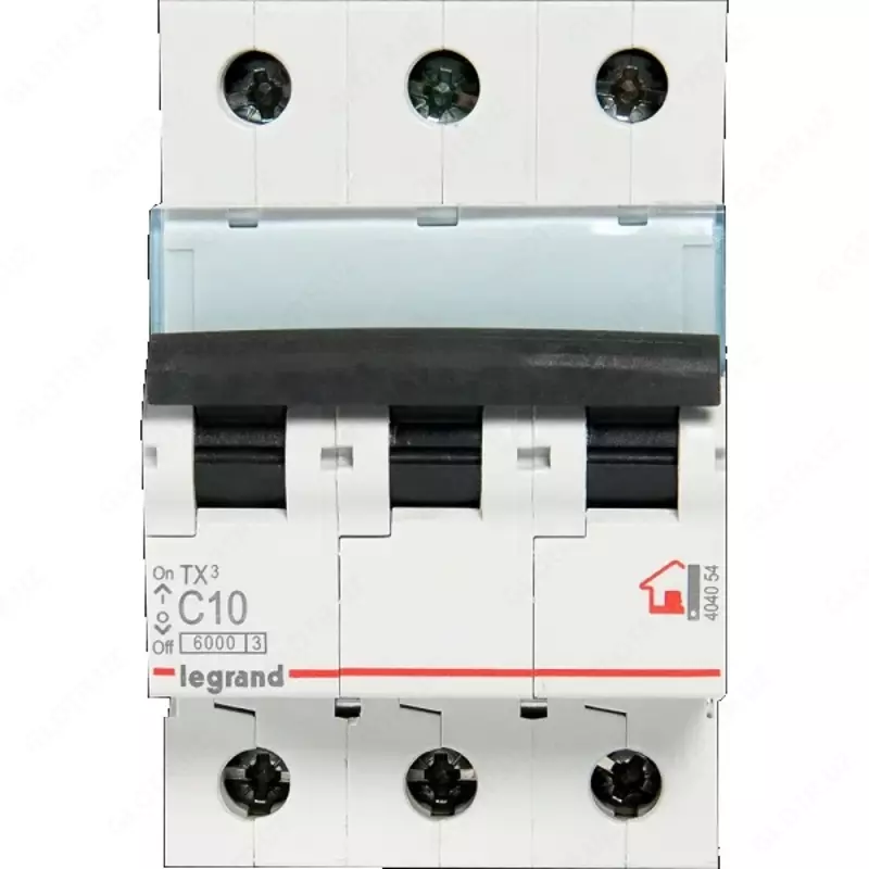 Автоматический выключатель Legrand TX3 C10/3, 6кА