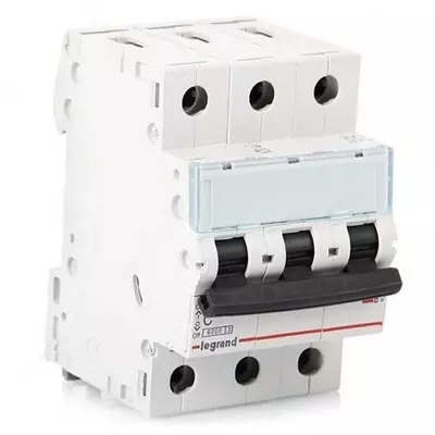 Автоматический выключатель Legrand TX3 MCB 6000 3P C63 / TX3 C63A 3П 6000