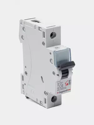 Автоматический выключатель Legrand TX3 MCB 10кA 1P C6/ TX3 С 6А 1Р 10кА 1МО