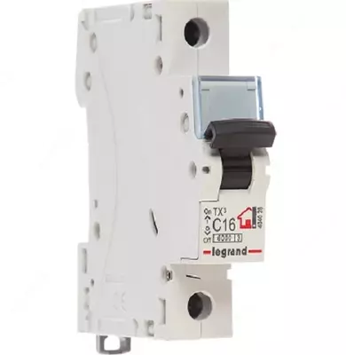 Автоматический выключатель Legrand TX3 MCB 10KA 1P C10/ TX3 С 10А 1Р 10КА 1М