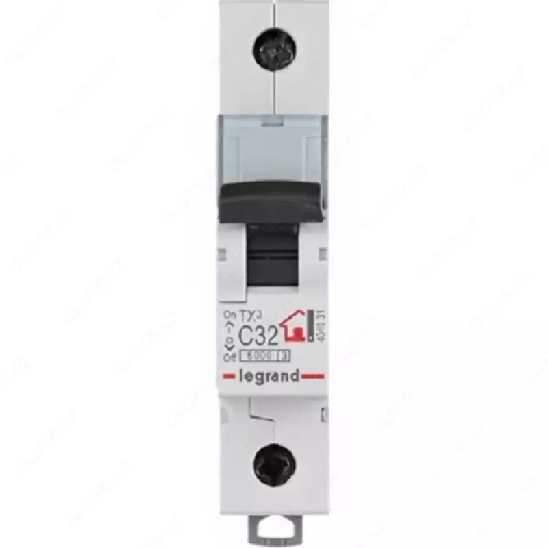 Автоматический выключатель Legrand TX3 MCB 10KA 1P C32/ ТХЗ С32А1Р 10КА 1
