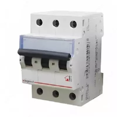 Автоматический выключатель Legrand TX3 MCB 10KA 3P C6/ ТХЗ С 6А ЗР 10КА 3 МО