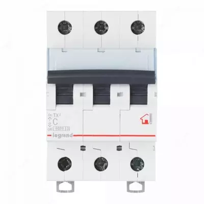 Автоматический выключатель Legrand TX3 MCB 10KA 3P C16/ ТХЗ С 16А ЗР 10КА 3 М