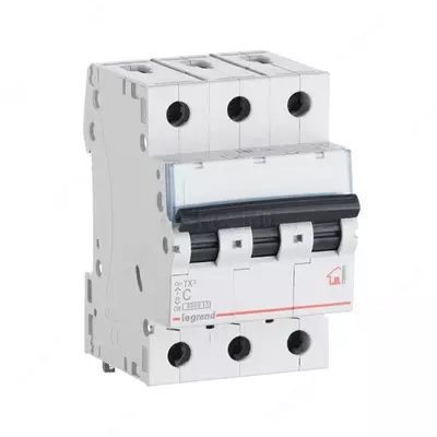 Автоматический выключатель Legrand TX3 MCB 10KA 3P C32/ ТХЗ С 32А ЗР 10КА 3 М