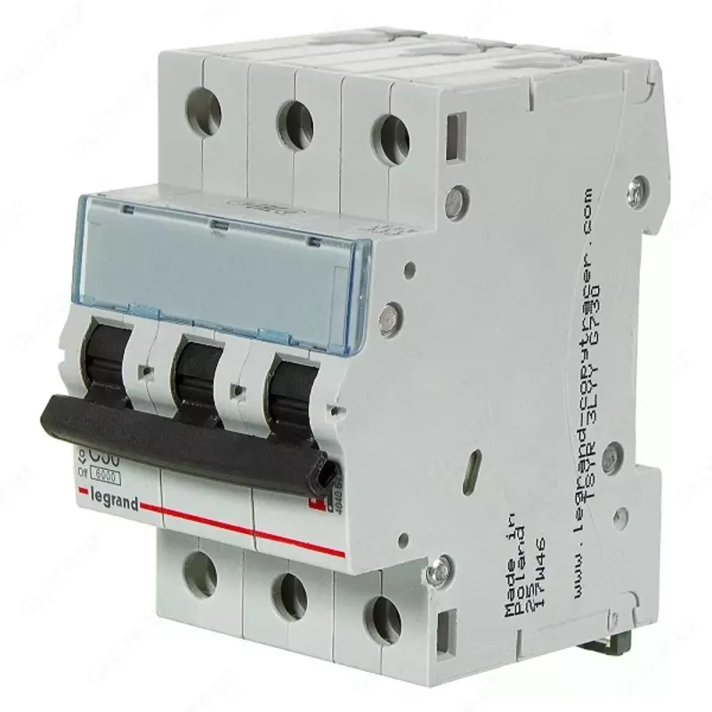 Автоматический выключатель Legrand TX3 MCB 10KA 3P C50/ ТХЗ С 50А ЗР 10КА 3 М