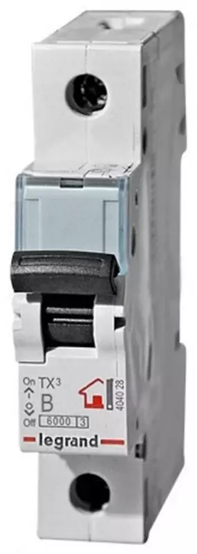 Автоматический выключатель Legrand TX3 MCB 6000 1P B25/TX3 B25A 1П 6000