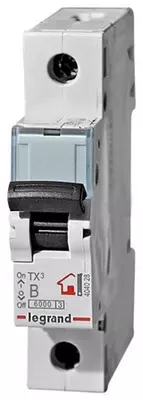 Автоматический выключатель Legrand TX3 MCB 6000 1P B25/TX3 B25A 1П 6000