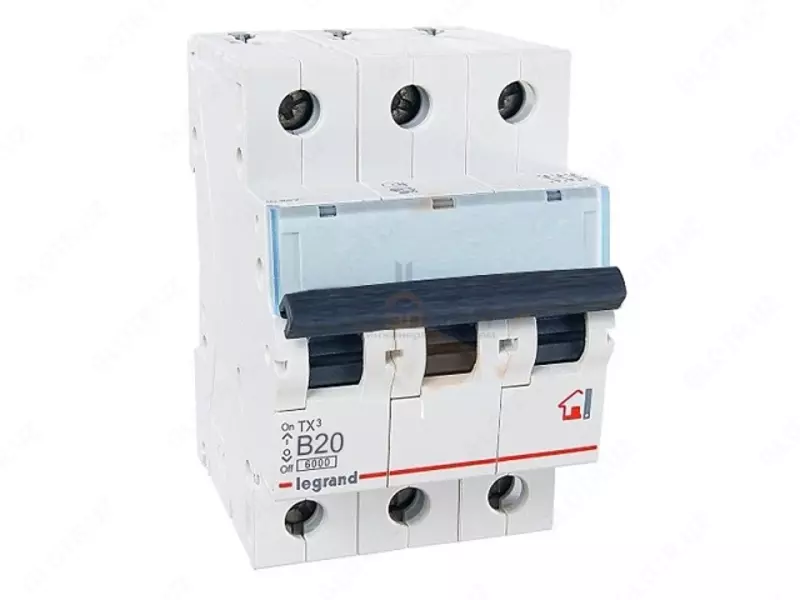 Автоматический выключатель Legrand TX3 MCB 6000 3P B20/TX3 B20A 3П 6000