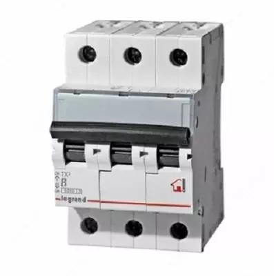 Автоматический выключатель Legrand TX3 MCB 10KA 3P B50/TX3 B50A 3П 6000/10kA