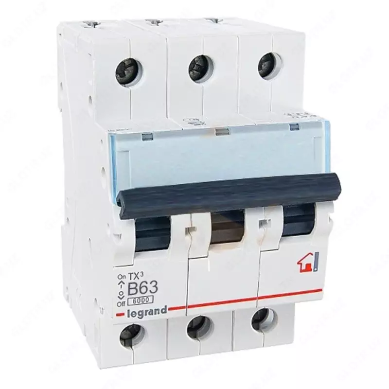 Автоматический выключатель Legrand TX3 MCB 6000 3P B63 /TX3 B63A 3П 6000